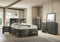 Ireland Eastern King/Queen Bed w/Storage, Gray Oak